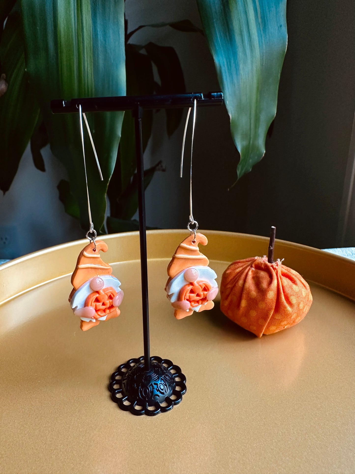 Autumn Witch - Halloween Gnomes Earrings