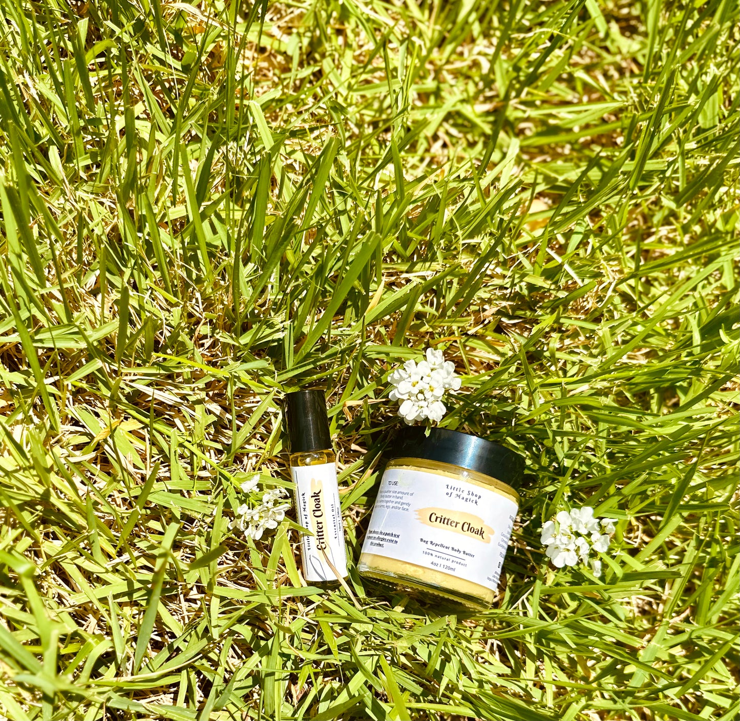 Bug Repellent Body Butter & Herbal Infused Roller Set - Critter Cloak
