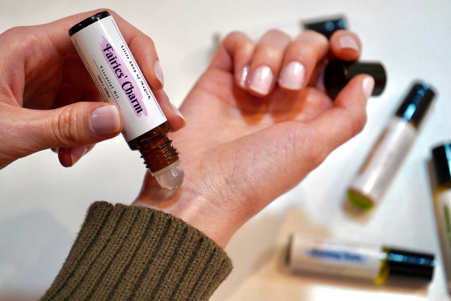 Travel Perfume or Cologne - Witchy Essential Oil Roll-Ons - Herbal Infused Perfumes - Essential Oils for Sleeping