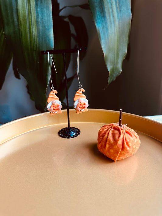 Autumn Witch - Halloween Gnomes Earrings