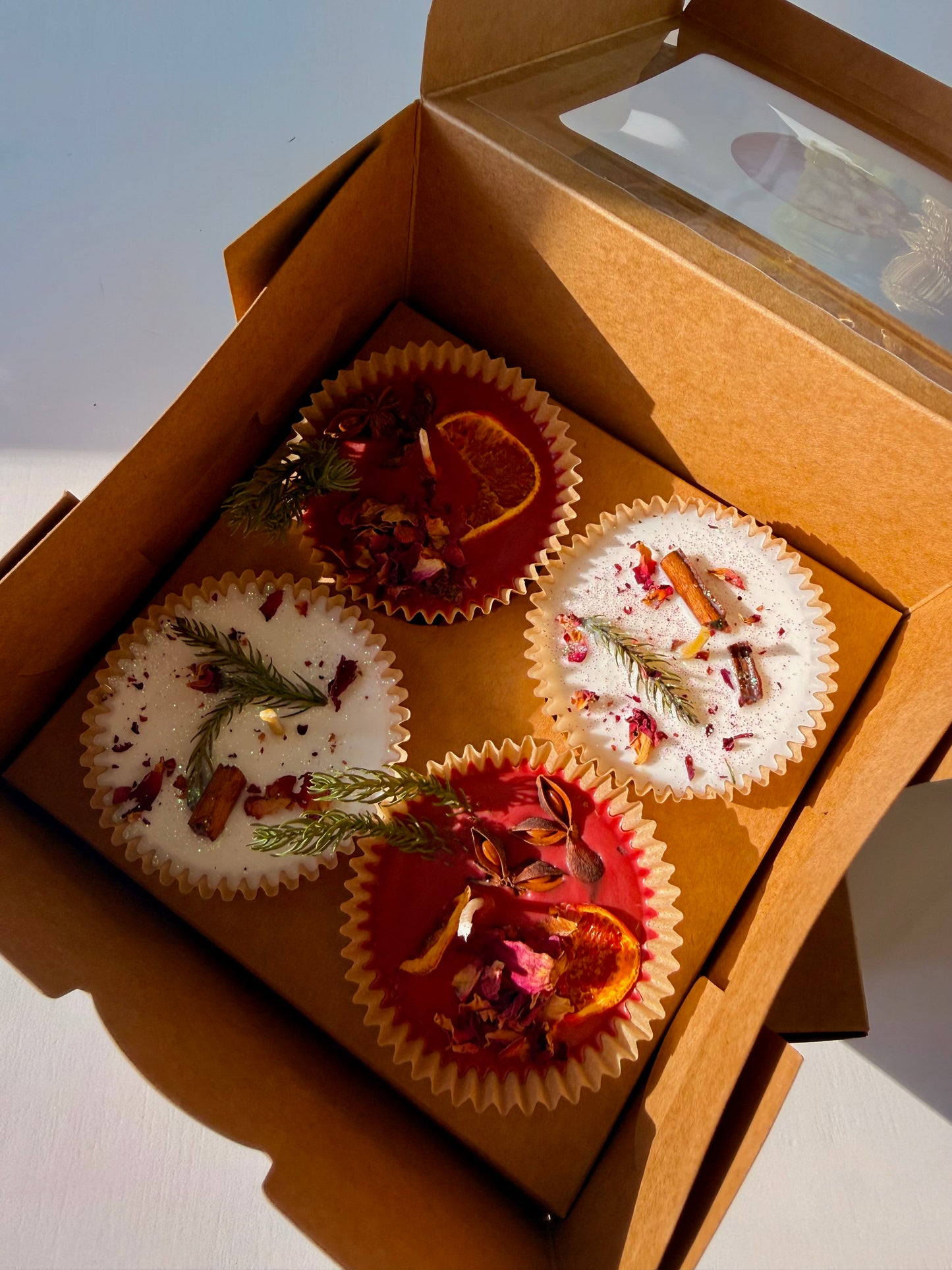 Soy Wax Fire Starter - 4 pack - Scented Natural Fire Starters - Fire Pit Campfire Starter