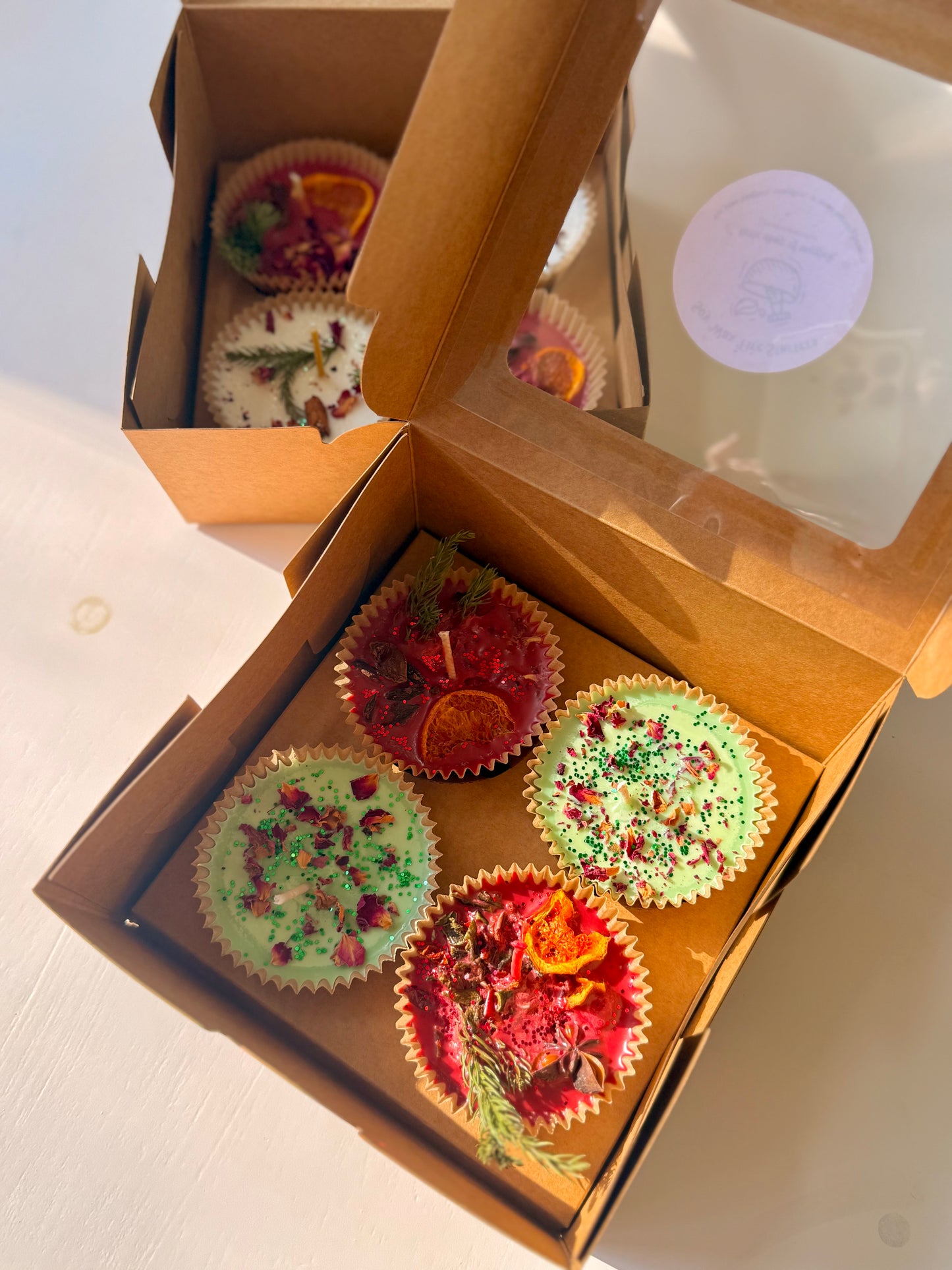 Soy Wax Fire Starter - 4 pack - Scented Natural Fire Starters - Fire Pit Campfire Starter