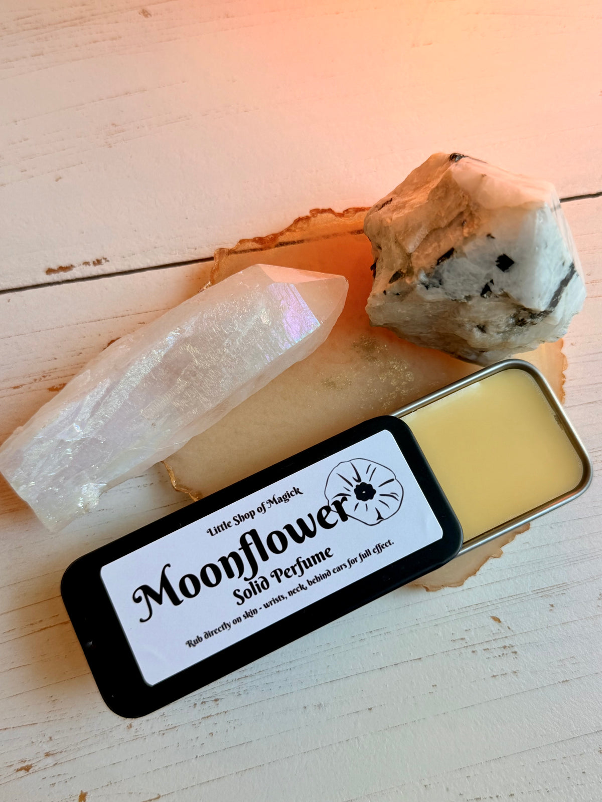 Solid Perfume - Vegan & All Natural - Moonflower Scented