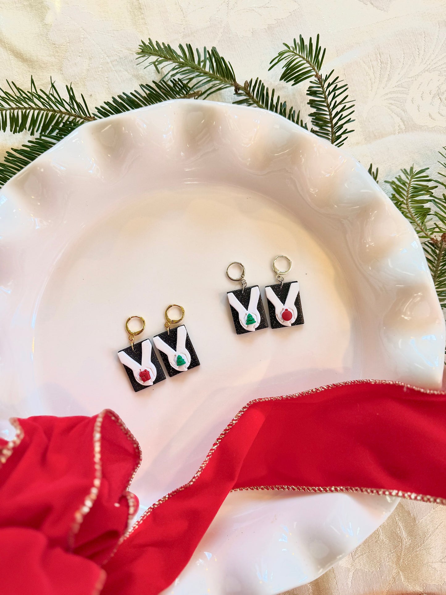 Yuletide Witch - Gift of Christmas Earrings