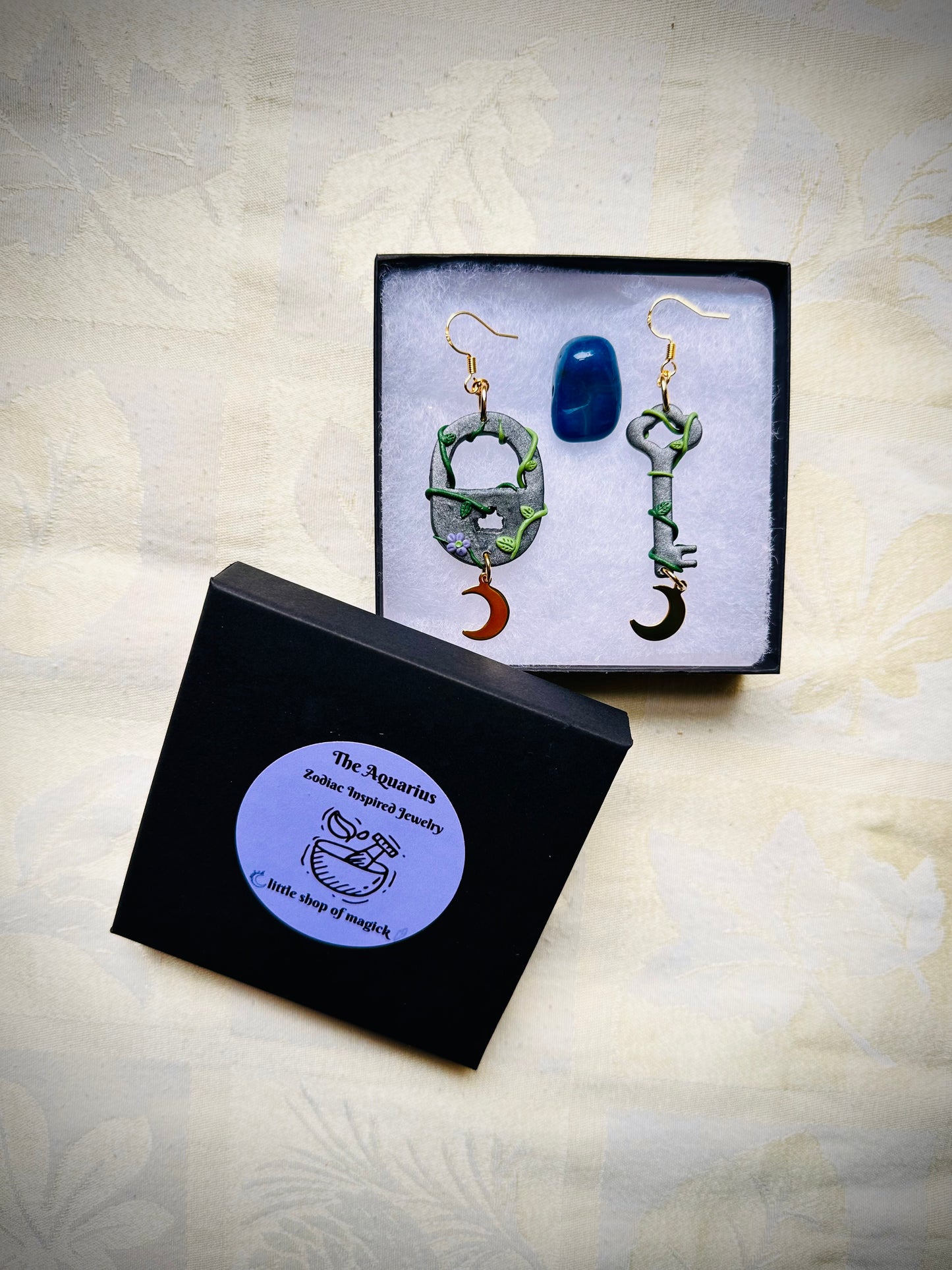 Zodiac Inspired Earrings - The Aquarius