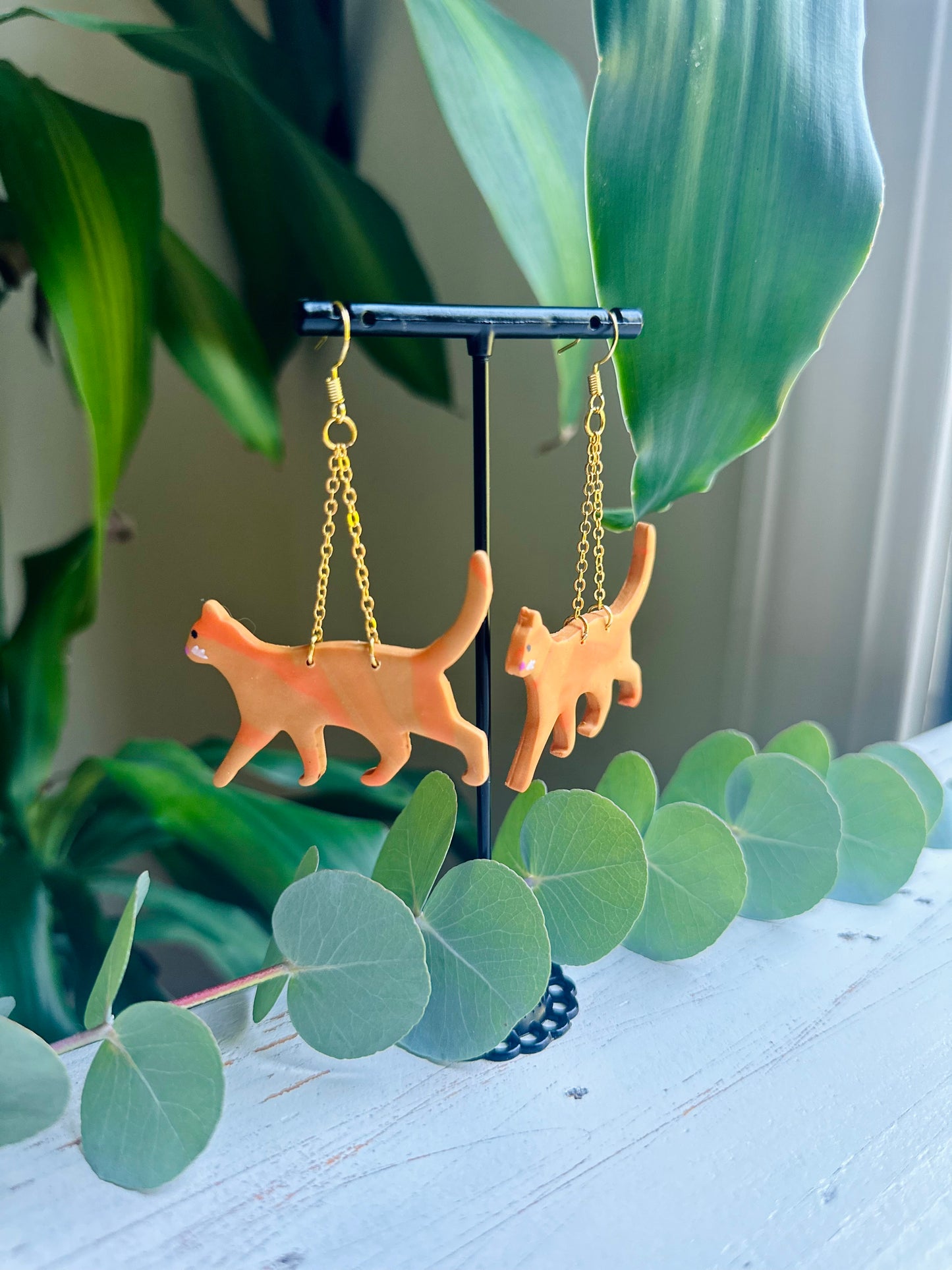 The Everyday Witch - Cat Familiar Earrings