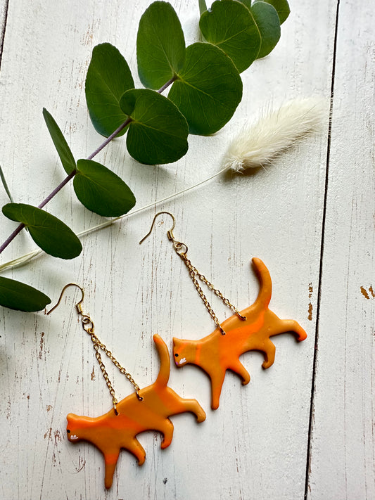 The Everyday Witch - Cat Familiar Earrings