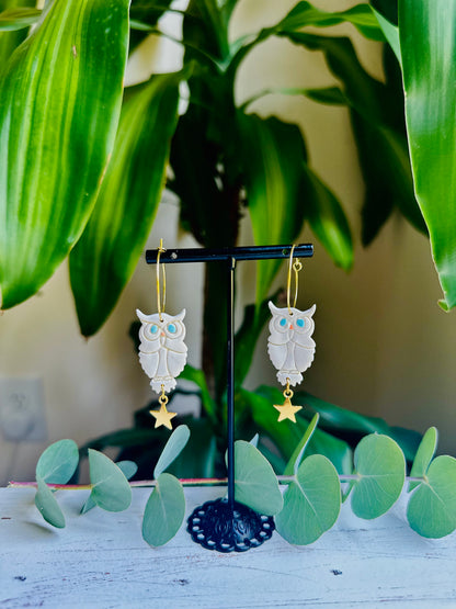 The Everyday Witch - Owl Familiar Earrings