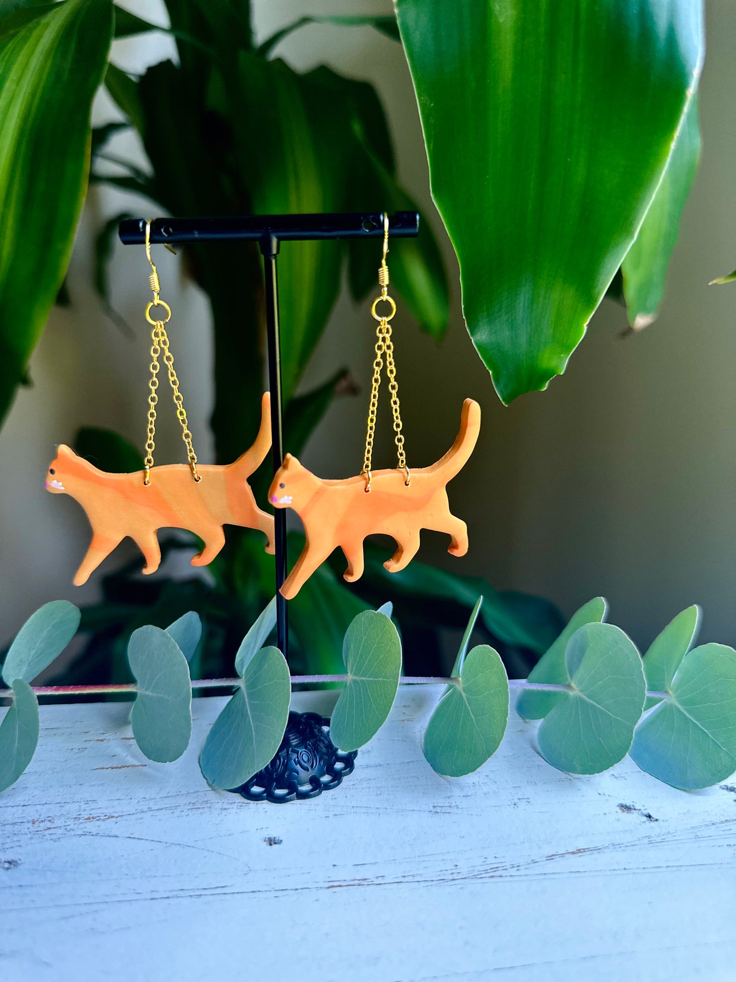 The Everyday Witch - Cat Familiar Earrings