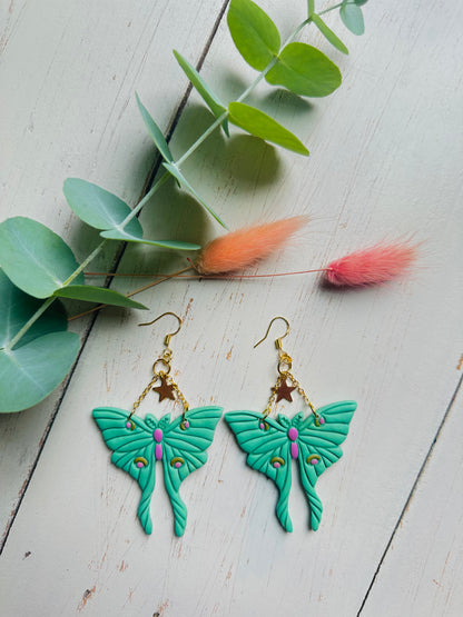 The Everyday Witch - Moth Familiar Earrings