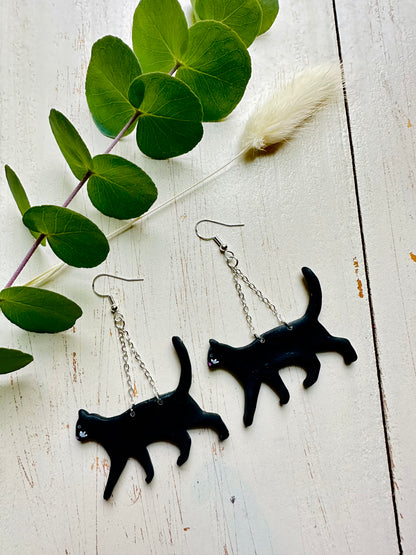 The Everyday Witch - Cat Familiar Earrings