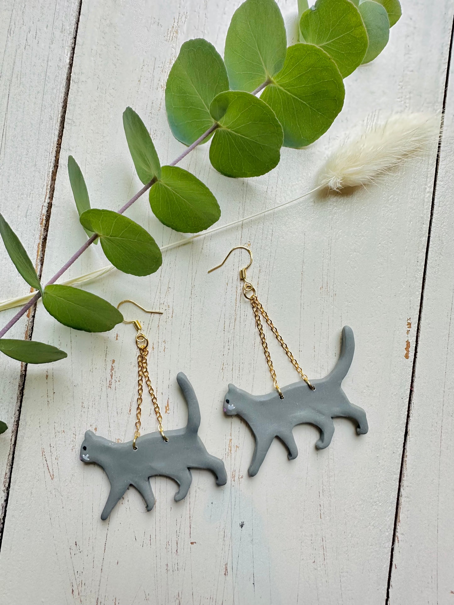 The Everyday Witch - Cat Familiar Earrings