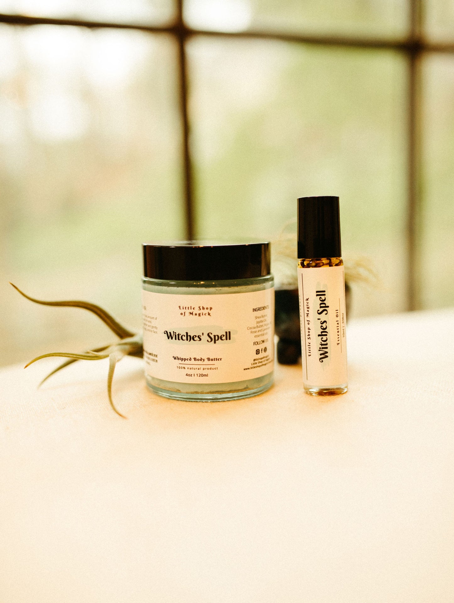 Whipped Body Butter & Herbal Infused Roller Set - Witches’ Spell