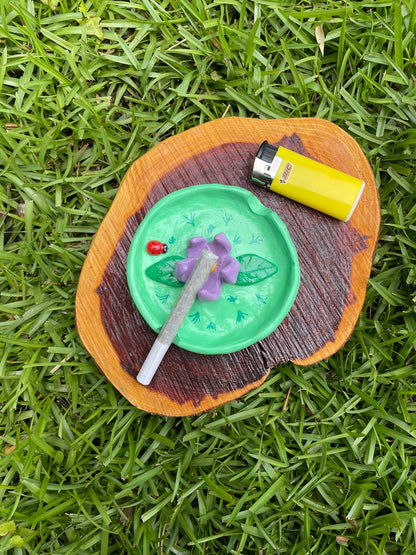 Polymer Clay Ashtray - Flower Ashtray - Gifts for Plant Lovers - Flower Power Vibes