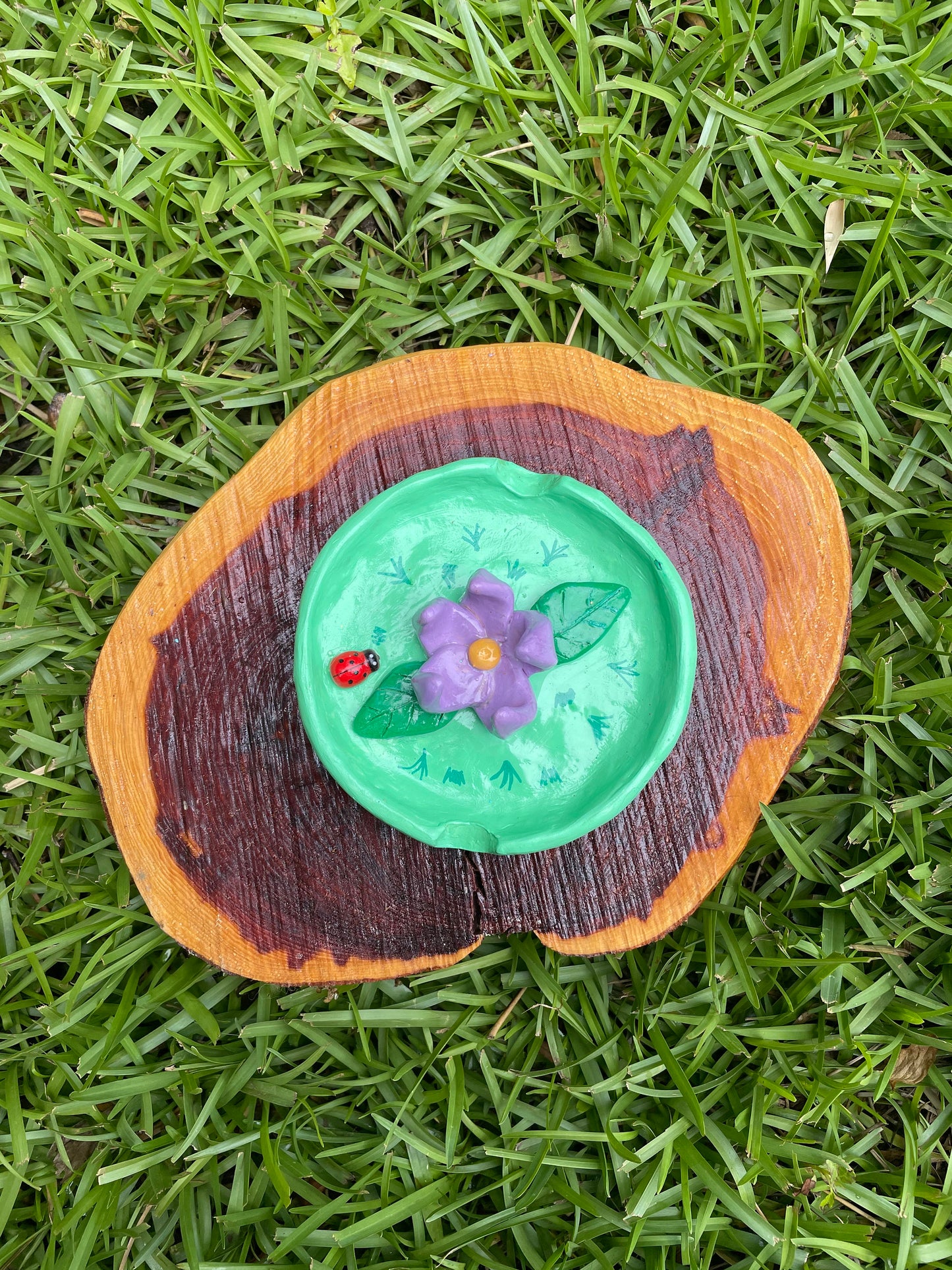 Polymer Clay Ashtray - Flower Ashtray - Gifts for Plant Lovers - Flower Power Vibes