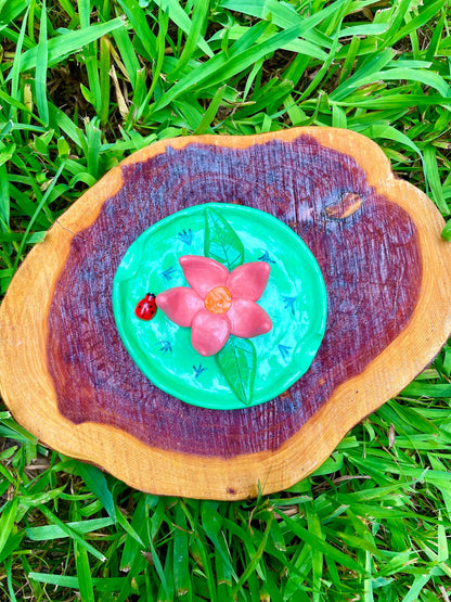 Polymer Clay Ashtray - Flower Ashtray - Gifts for Plant Lovers - Flower Power Vibes