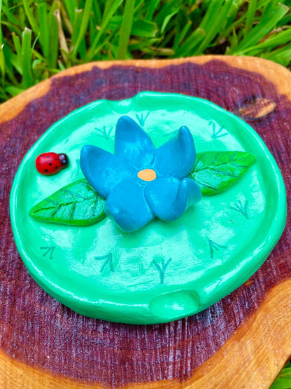 Polymer Clay Ashtray - Flower Ashtray - Gifts for Plant Lovers - Flower Power Vibes