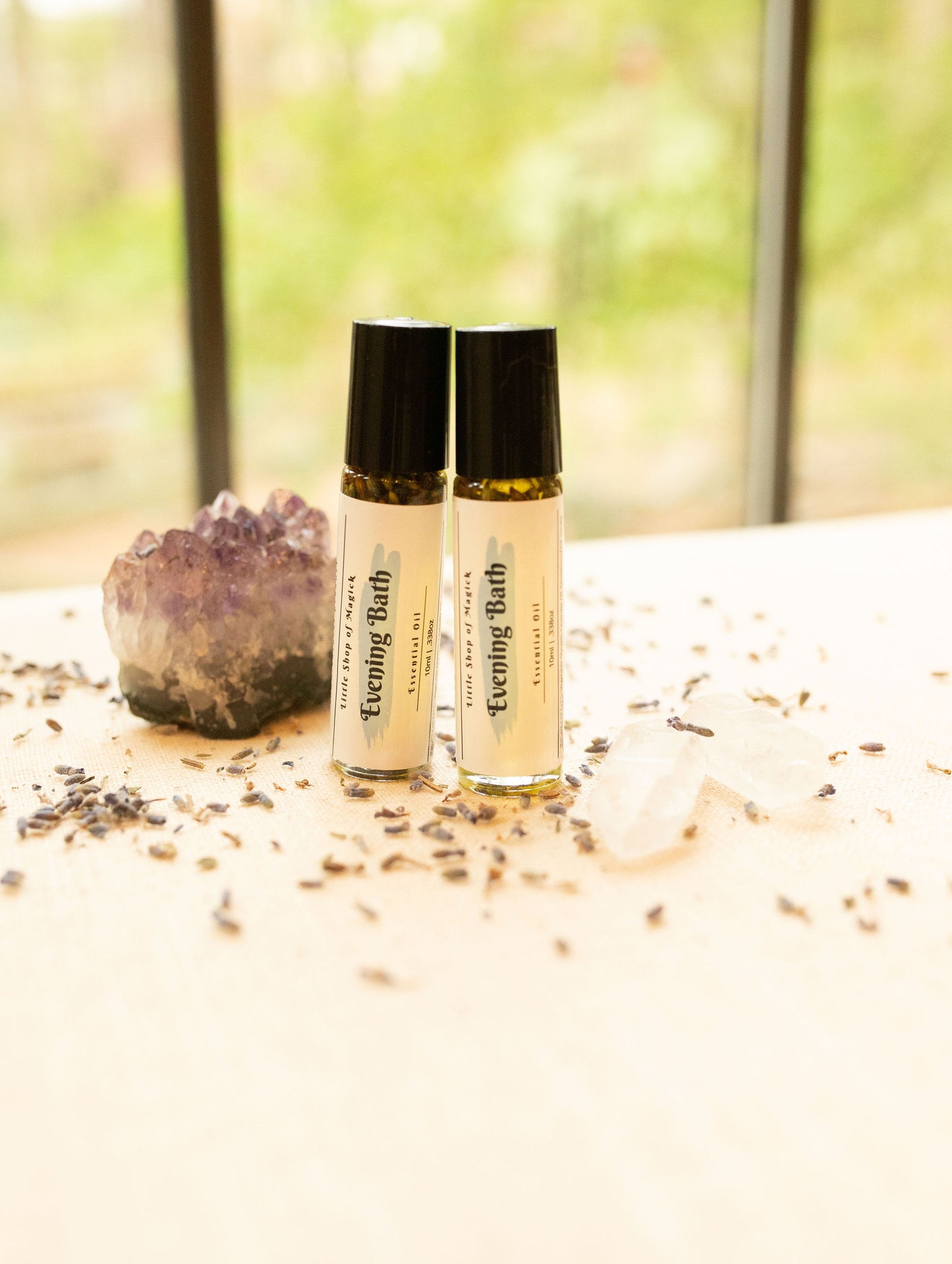 Herbal Infused Roller Set - Aromatherapy - Evening Bath & Morning Dew